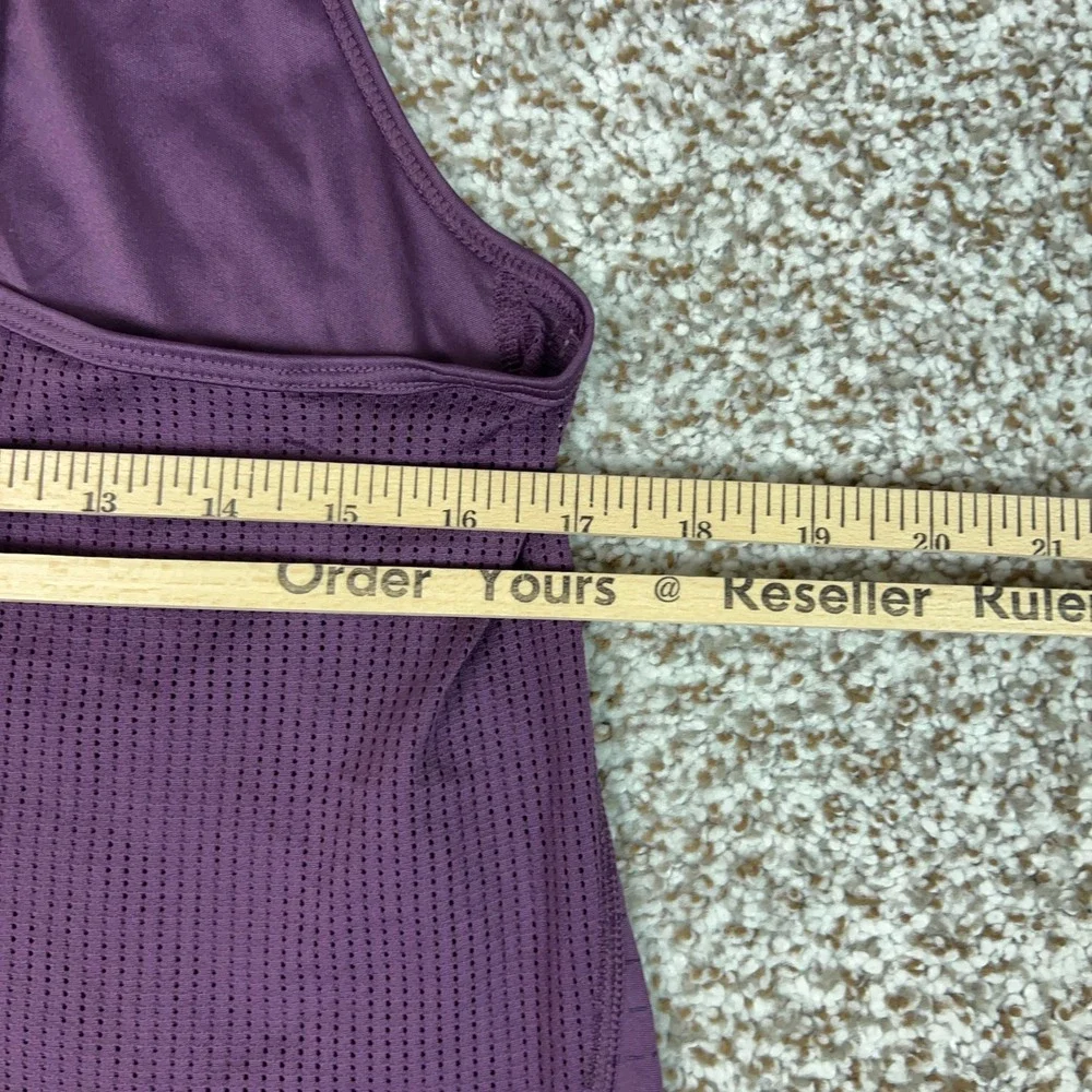 Nike Tank Top Womens Medium Purple Running Activewear Dri-FIT Mesh Racerback